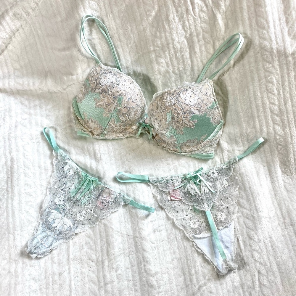Swarovski Crystal Bra Set Victoria’s Secret